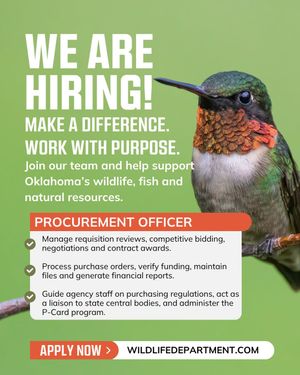 Image post by @okwildlifedept on Instagram