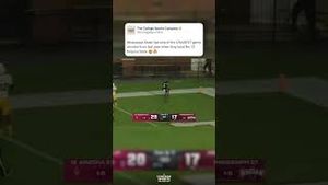 Video post by @collegesportsco on YouTube