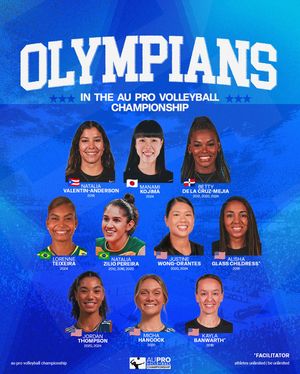 Image post by @auprovolleyball on Instagram