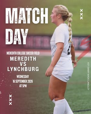 Image post by @meredithcollegesoccer on Instagram