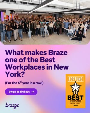 Image post by @braze on Instagram