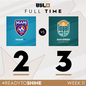 Image post by @USLChampionship on Twitter
