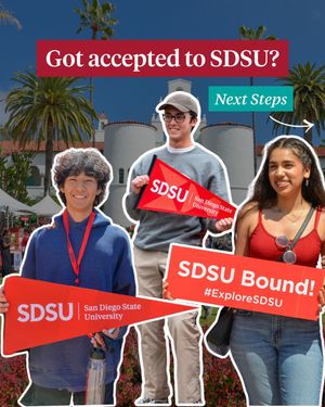 Image post by @sdsuadmissions on Instagram