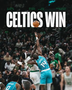 Image post by @celtics on Instagram