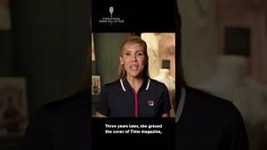 Video post by @tennishalloffame on YouTube