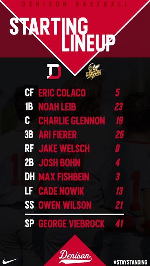 Image post by @DU_Baseball on Twitter