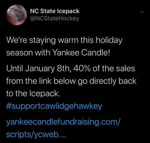 Image post by @ncstatehockey on Instagram