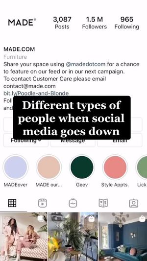 Image post by @madedotcom on Instagram