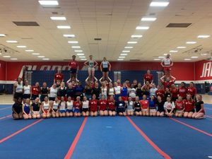 Image post by @southalabama.cheerleading on Facebook