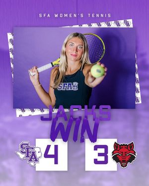 Image post by @sfa_tennis on Instagram
