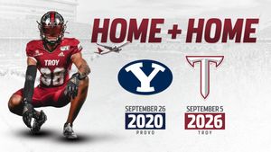 Image post by @TroyTrojansFB on Twitter