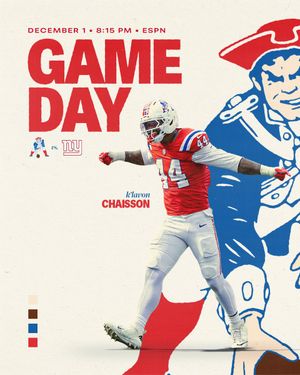 Image post by @Patriots on Twitter