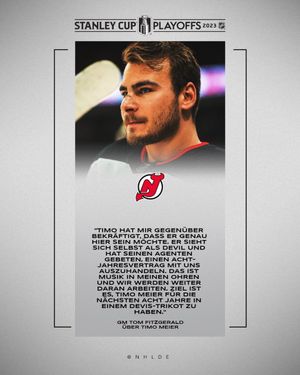 Image post by @NHLde on Twitter/X