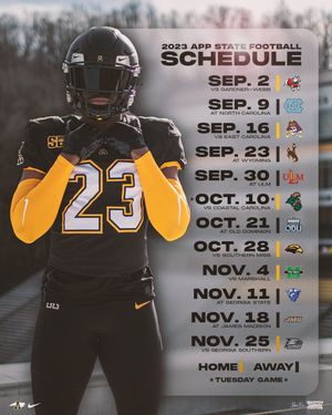 Image post by @AppState_FB on Twitter