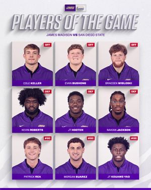 Image post by @jmu_football on Instagram