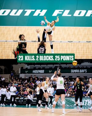 Image post by @usfvolleyball on Instagram