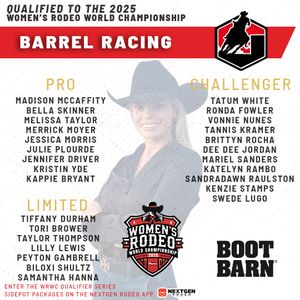 Image post by @womensrodeo on Instagram