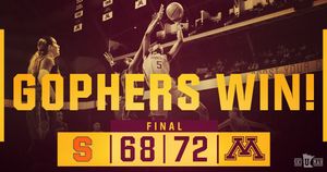 Image post by @GopherWBB on Twitter