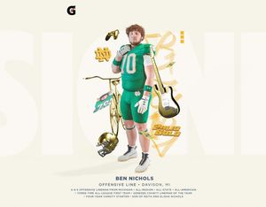 Image post by @ndfootball on Instagram