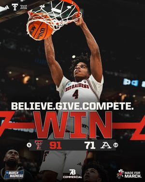 Image post by @texastechmbb on Instagram