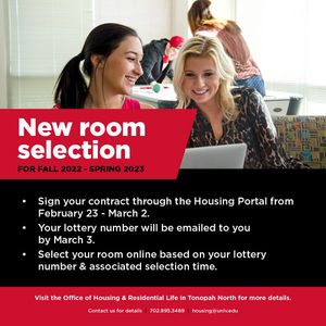 Image post by @unlvhousing on Instagram