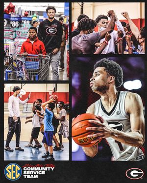 Image post by @UGABasketball on Twitter