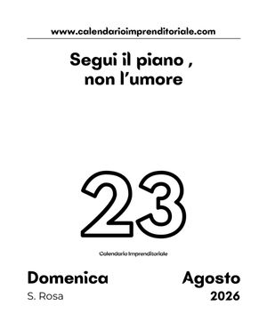 Image post by @calendarioimprenditoriale on Instagram