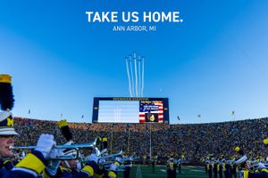 Image post by @umichband on Instagram