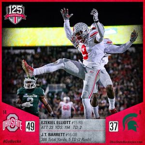Image post by @ohiostathletics on Instagram