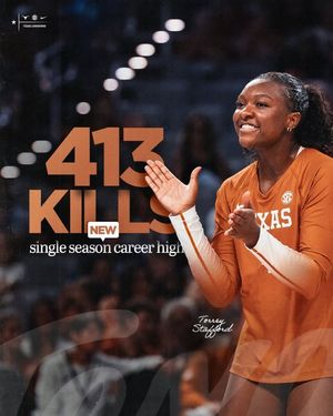 Image post by @TexasLonghornsVolleyball on Facebook