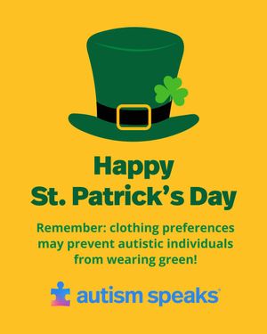 Image post by @autismspeaks on Instagram