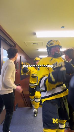 Video post by @umichhockey on TikTok
