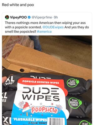 Image post by @dudewipes on Instagram
