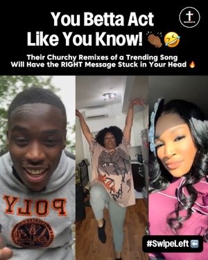 Image post by @blackchurchtok on Instagram