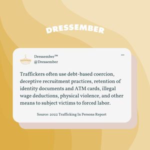 Image post by @dressember on Instagram