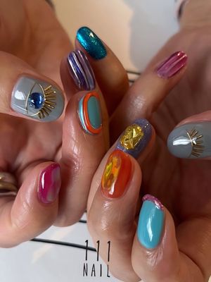 Image post by @111nail_omotesando on Instagram