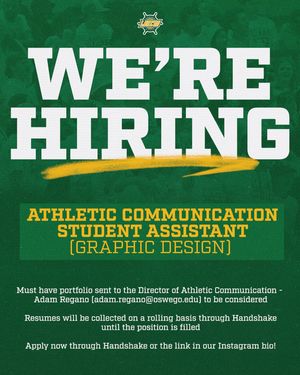 Image post by @oswegoathletics on Instagram