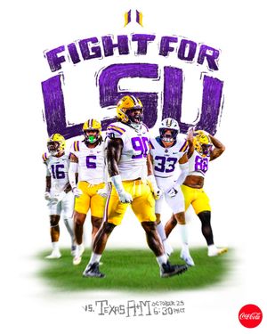 Image post by @LSUfootball on Twitter