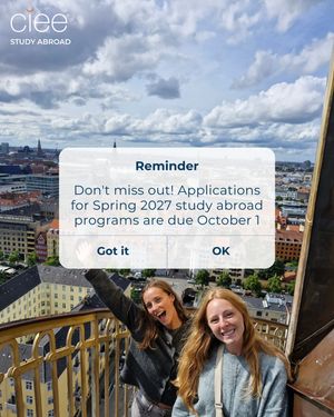 Image post by @cieestudyabroad on Instagram