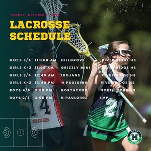 Image post by @Hoya Youth Lacrosse Association on Facebook
