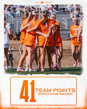 Image post by @clemsonwlax on Instagram