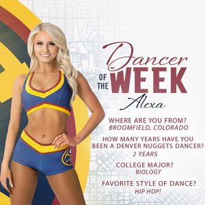 Image post by @nuggetsdancers on Instagram