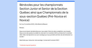 Image post by @patinageqc on Facebook