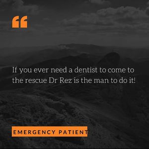 Image post by @drrezdental on Facebook