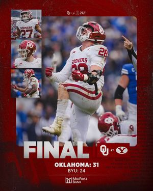 Image post by @ou_football on Instagram