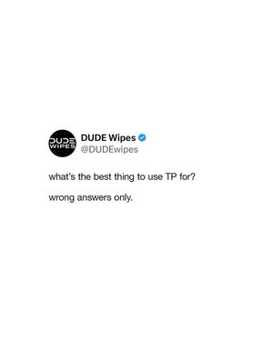 Image post by @dudewipes on Instagram