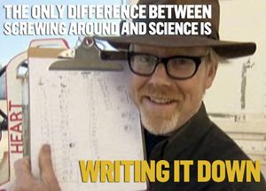 Image post by @MythBusters on Twitter