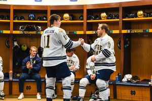 Image post by @nd_hockey on Instagram
