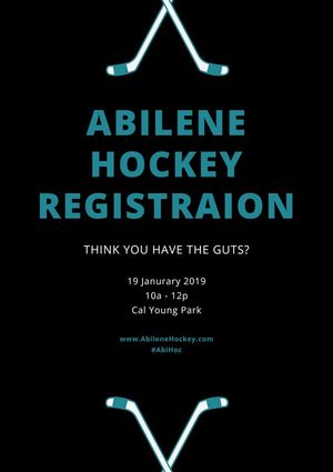 Image post by @AbileneHockey on Facebook