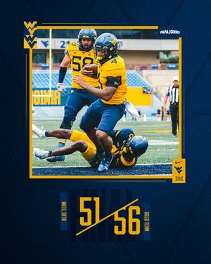 Image post by @WVUfootball on Twitter